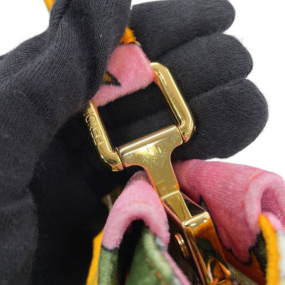 Fendi Peekaboo Iconic Mini Velour Handbag 8BN244 FENDI 2-way - Picture 12 of 16